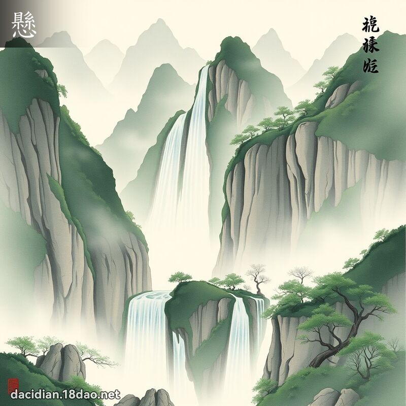 悬 - 国语大辞典配图