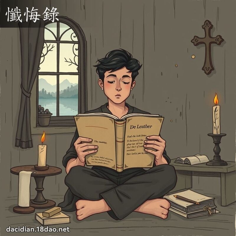 懺悔錄 - 國語大辭典配圖