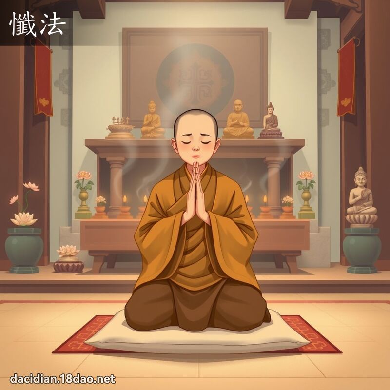 懺法 - 國語大辭典配圖