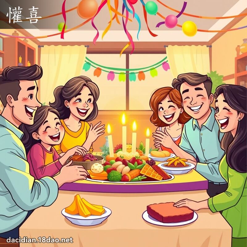 懽喜 - 國語大辭典配圖