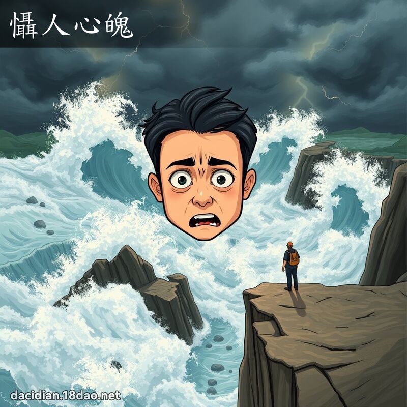 慑人心魄 - 国语大辞典配图