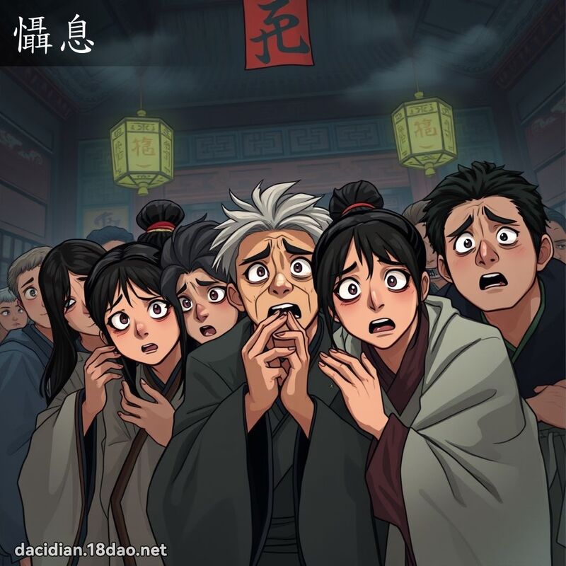慑息 - 国语大辞典配图