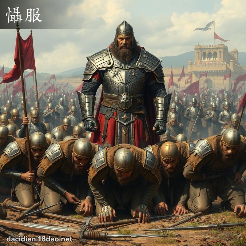 慑服 - 国语大辞典配图