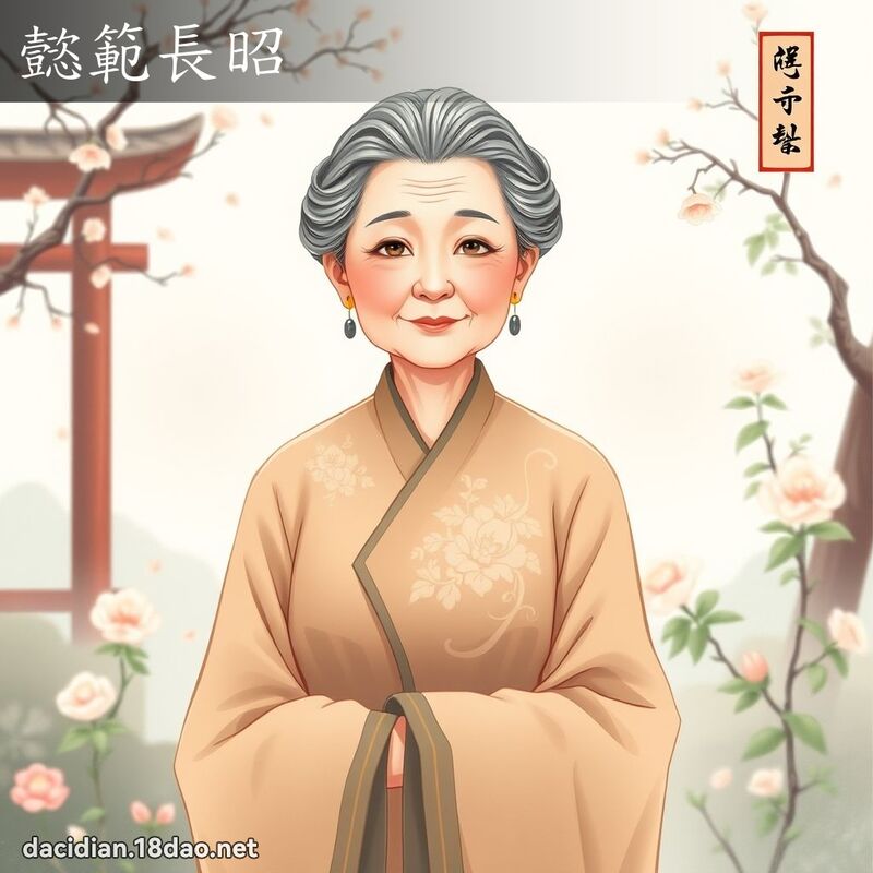 懿範長昭 - 國語大辭典配圖