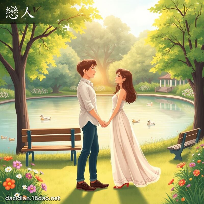 戀人 - 國語大辭典配圖