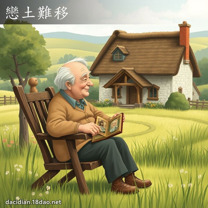 恋土难移 - 国语大辞典配图