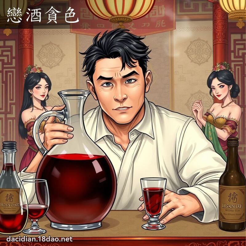 恋酒贪色 - 国语大辞典配图