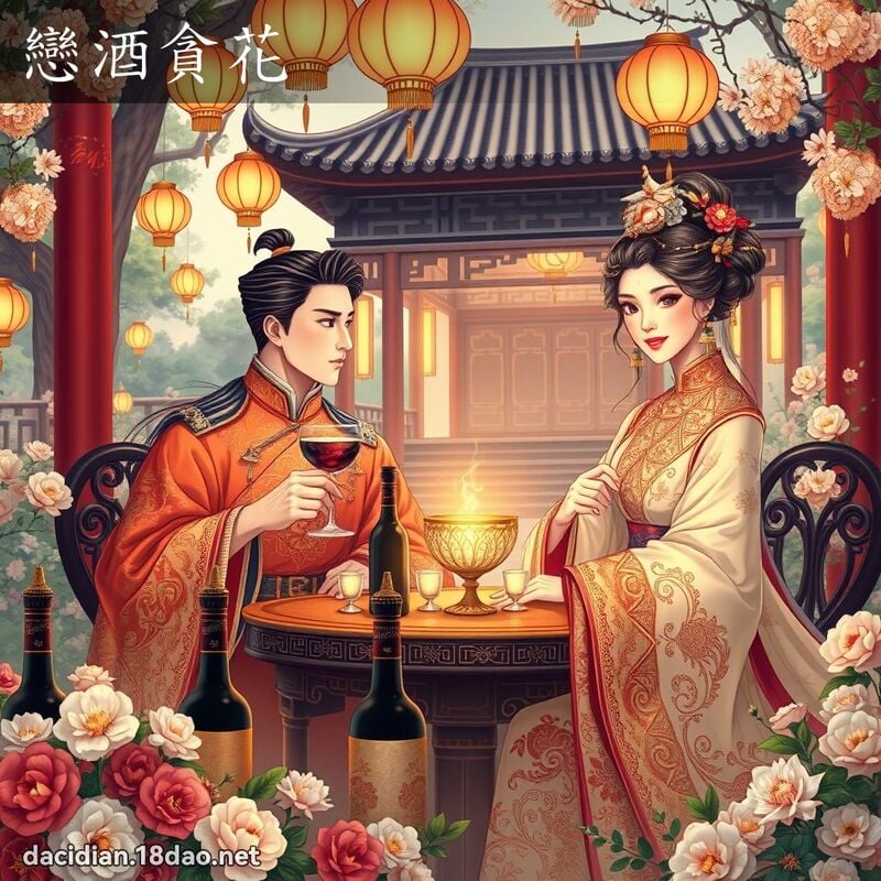 恋酒贪花 - 国语大辞典配图