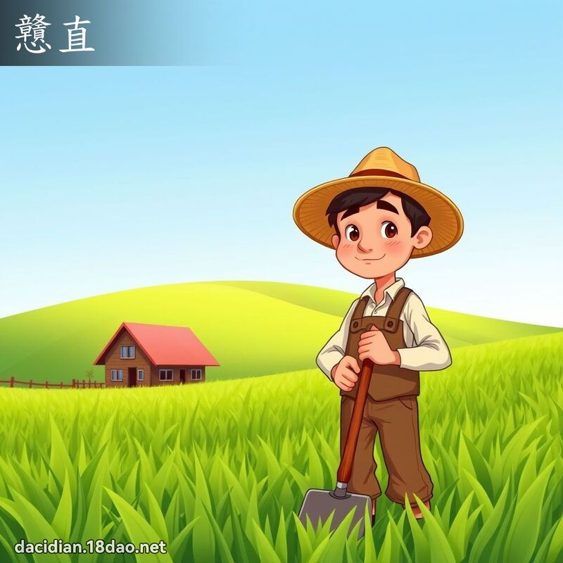 戇直 - 國語大辭典配圖