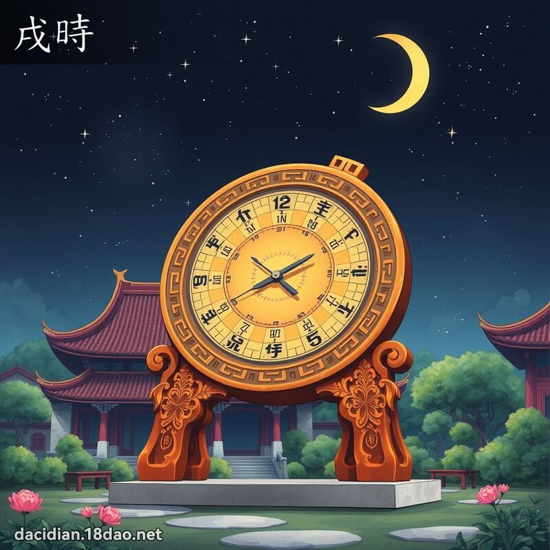 戌时 - 国语大辞典配图