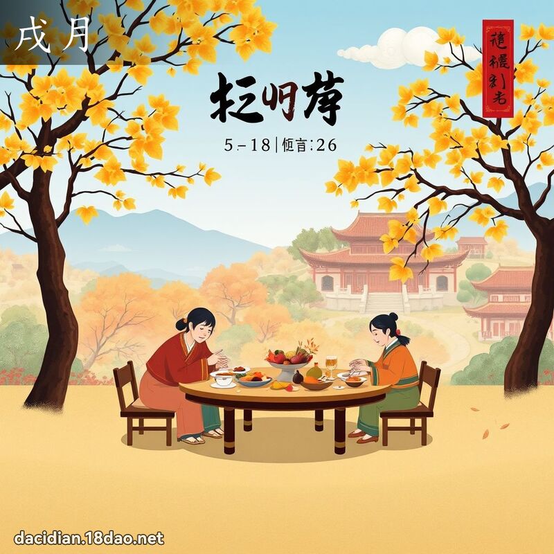 戌月 - 國語大辭典配圖