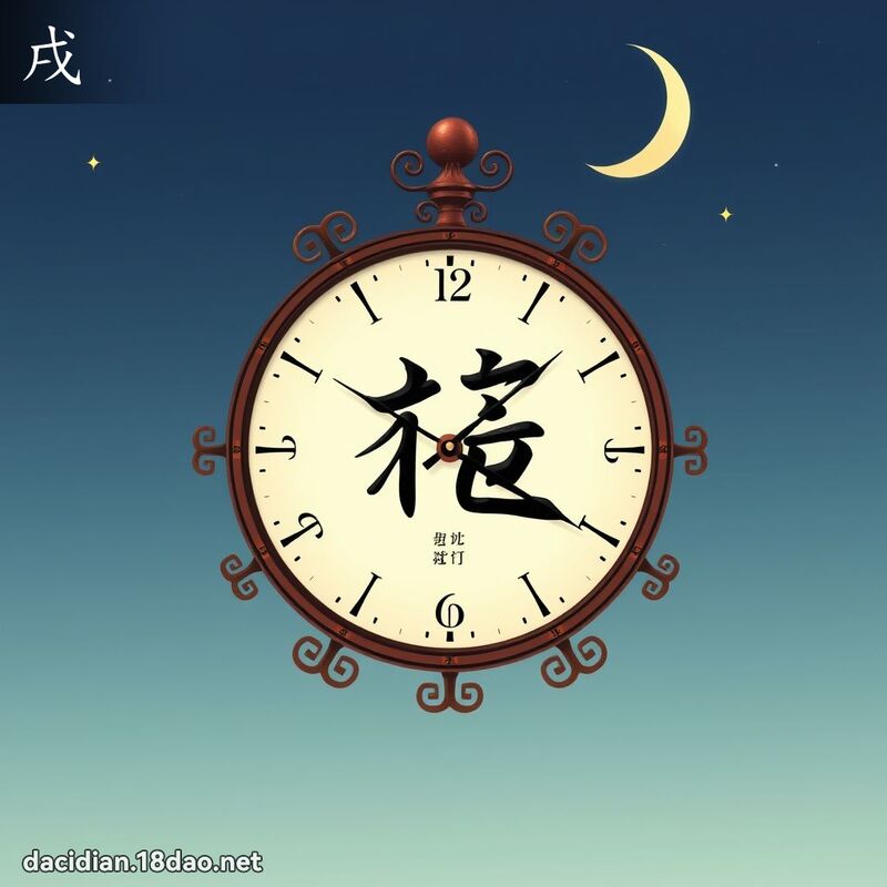 戌 - 國語大辭典配圖