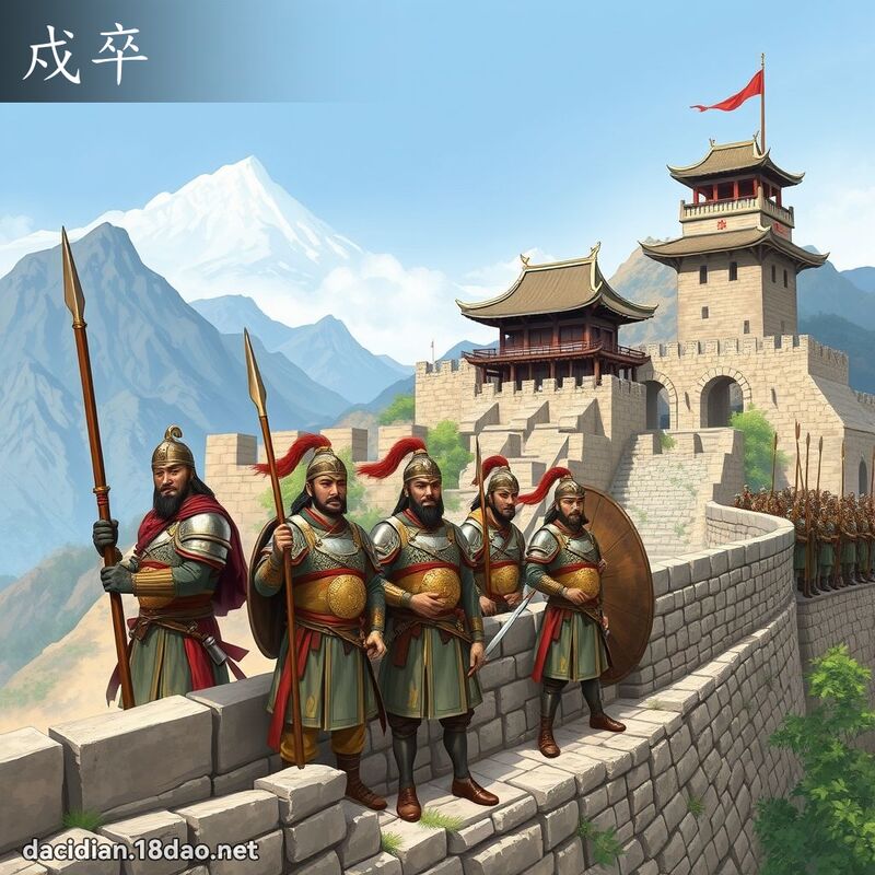 戍卒 - 国语大辞典配图