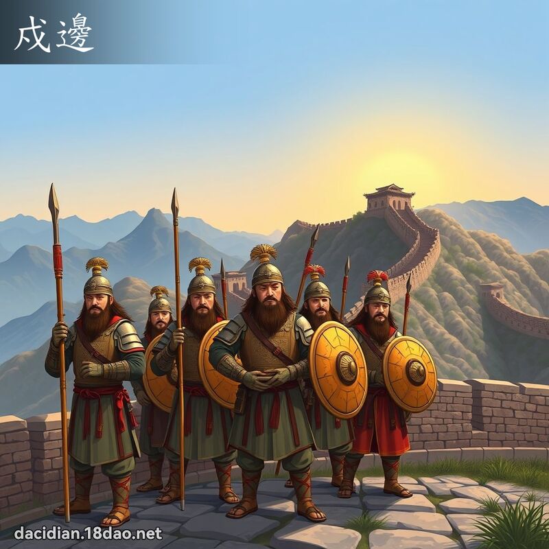 戍边 - 国语大辞典配图