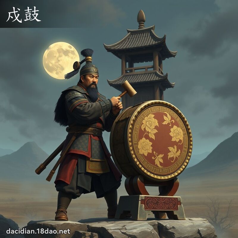 戍鼓 - 國語大辭典配圖