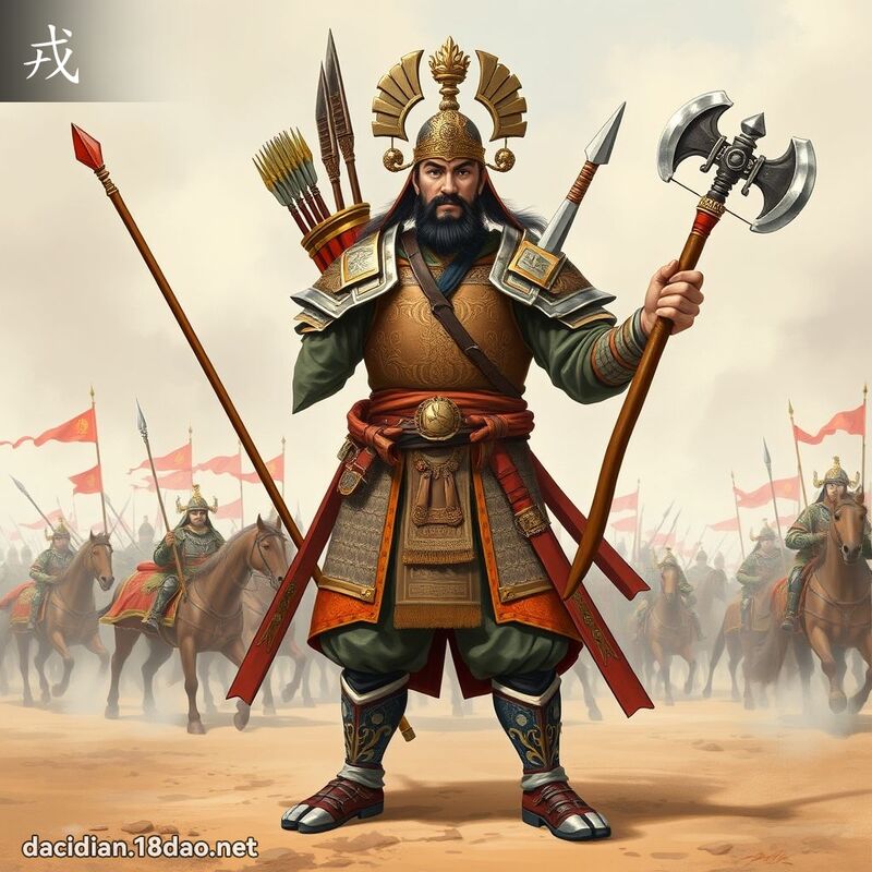 戎 - 国语大辞典配图
