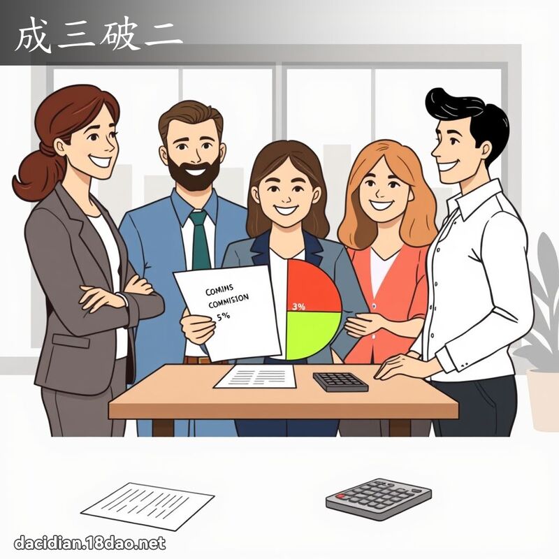 成三破二 - 國語大辭典配圖