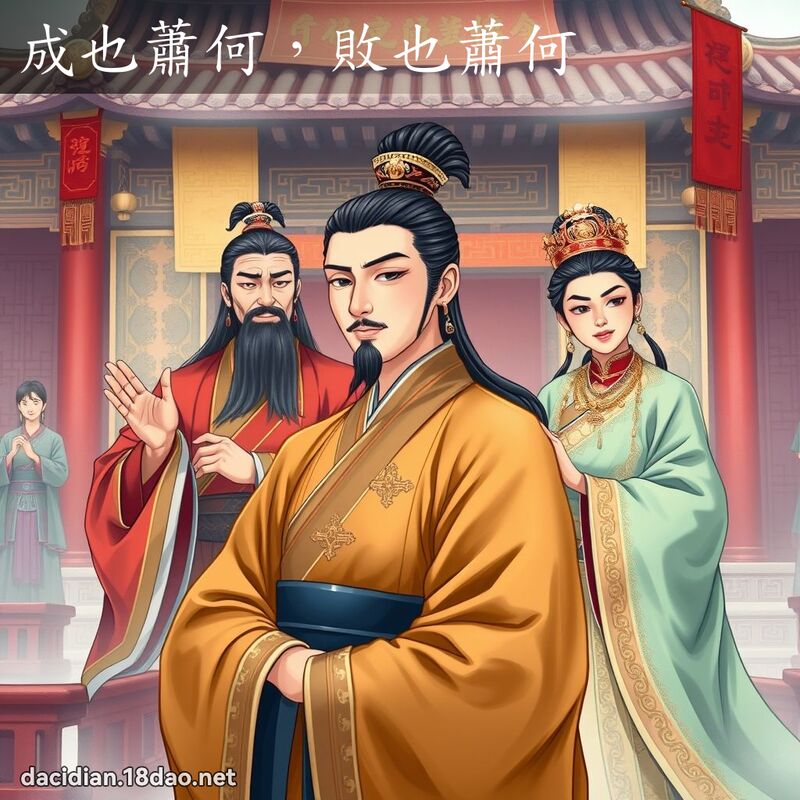 成也蕭何，敗也蕭何 - 國語大辭典配圖