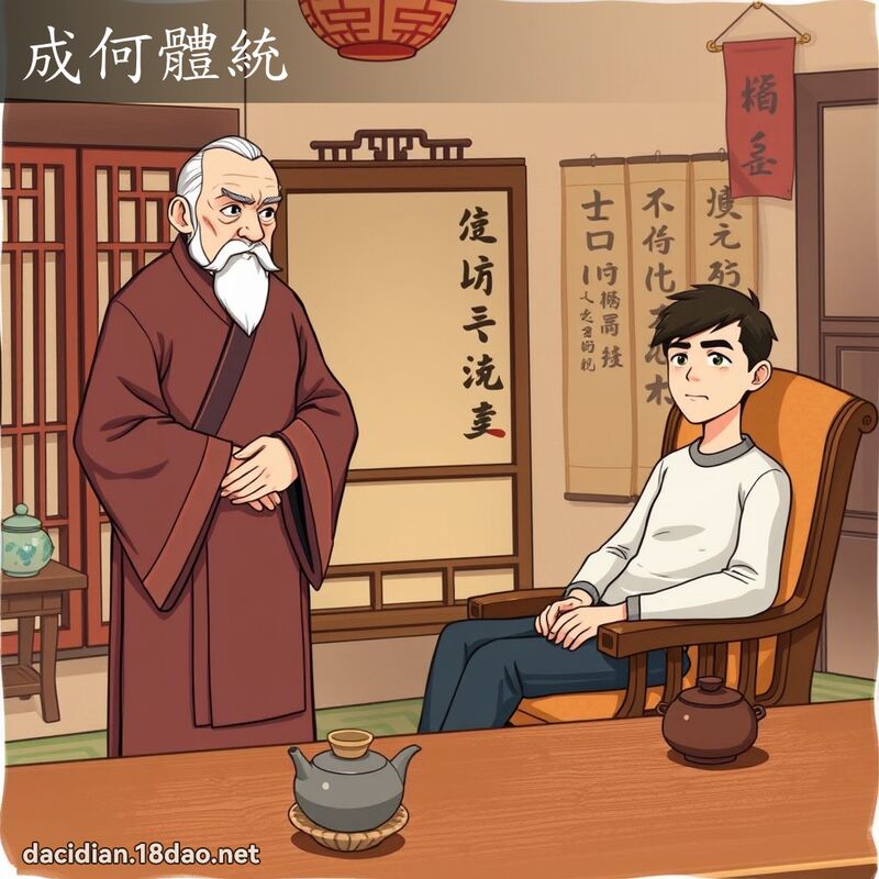 成何体统 - 国语大辞典配图