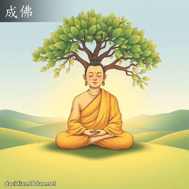 成佛 - 國語大辭典配圖
