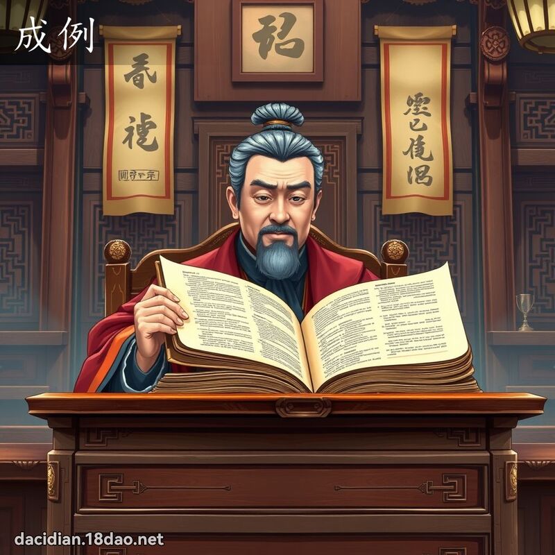成例 - 国语大辞典配图