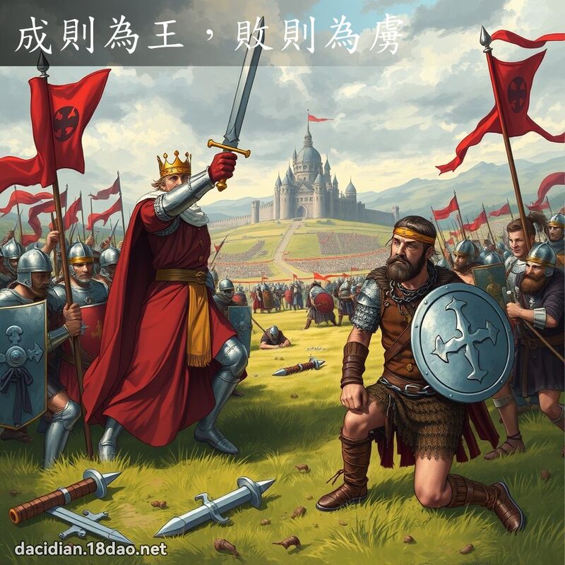 成則為王，敗則為虜 - 國語大辭典配圖