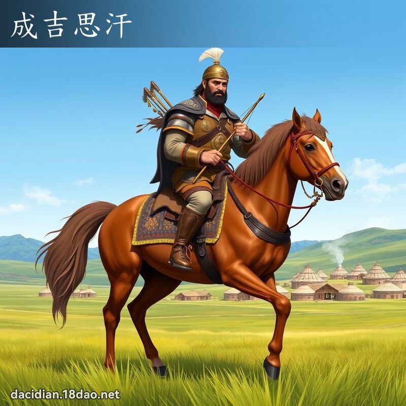 成吉思汗 - 國語大辭典配圖