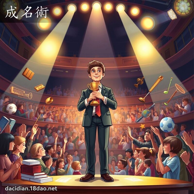 成名术 - 国语大辞典配图