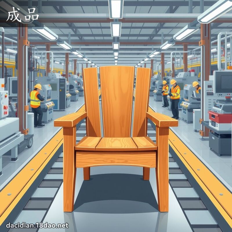成品 - 國語大辭典配圖