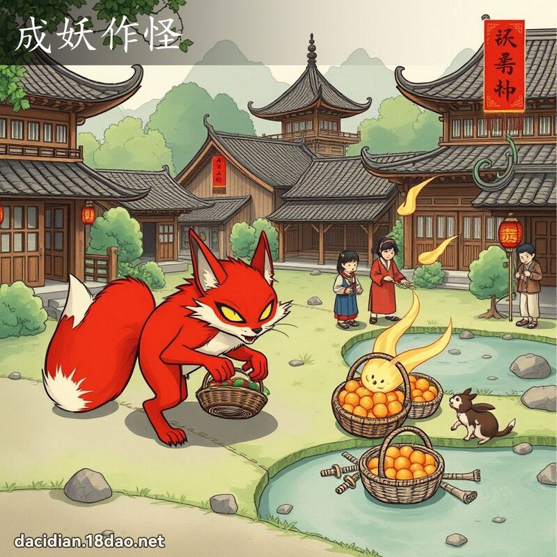 成妖作怪 - 國語大辭典配圖