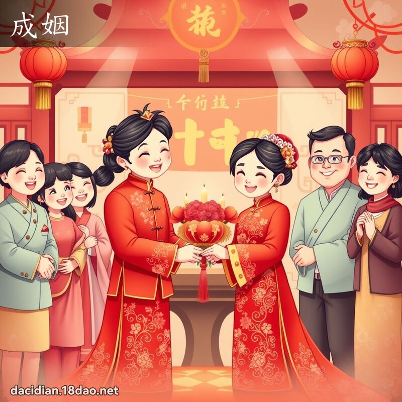 成姻 - 國語大辭典配圖
