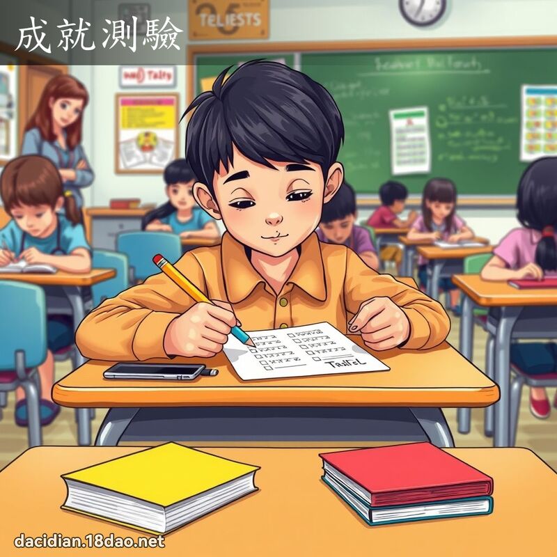 成就測驗 - 國語大辭典配圖