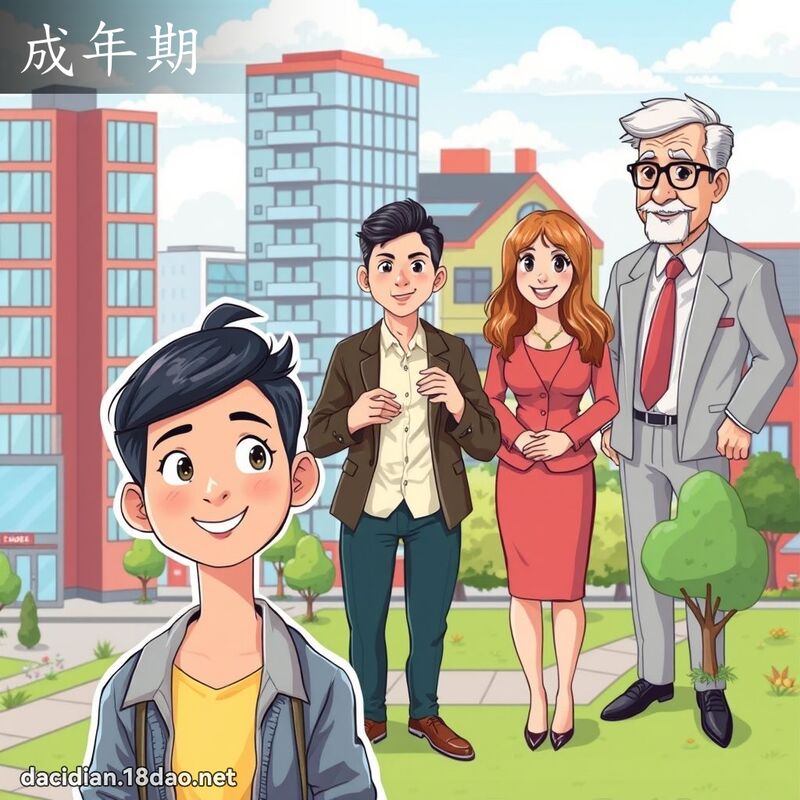 成年期 - 国语大辞典配图