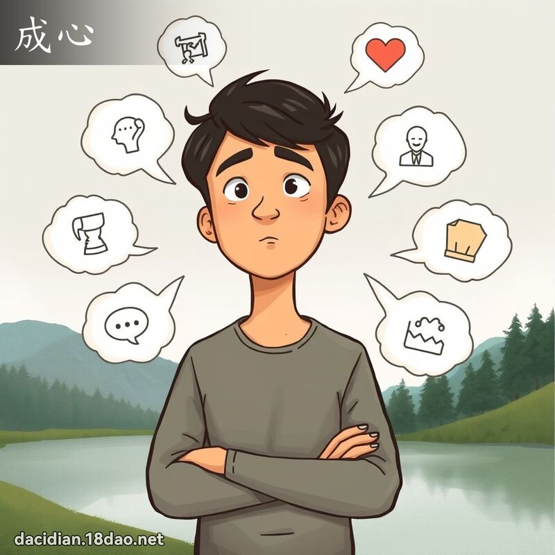 成心 - 國語大辭典配圖