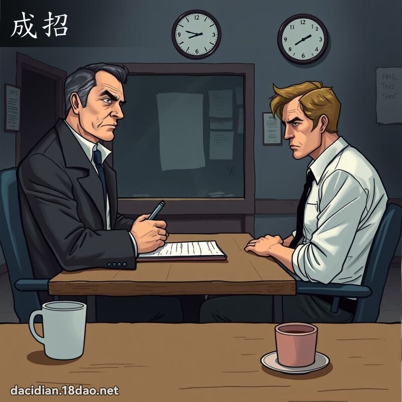 成招 - 國語大辭典配圖