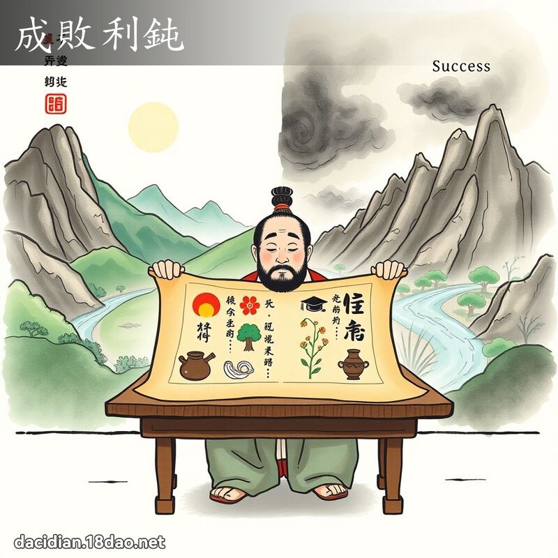 成敗利鈍 - 國語大辭典配圖