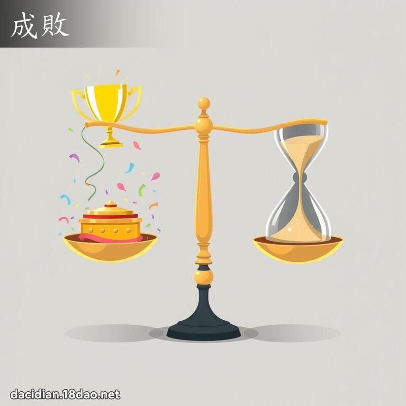 成败 - 国语大辞典配图