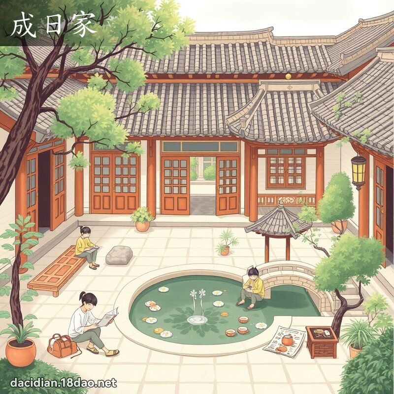 成日家 - 國語大辭典配圖