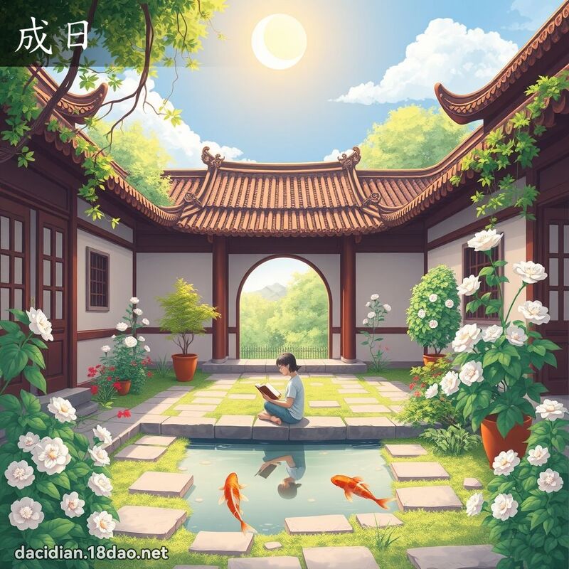 成日 - 國語大辭典配圖