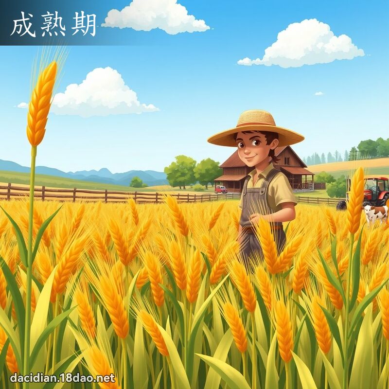 成熟期 - 國語大辭典配圖