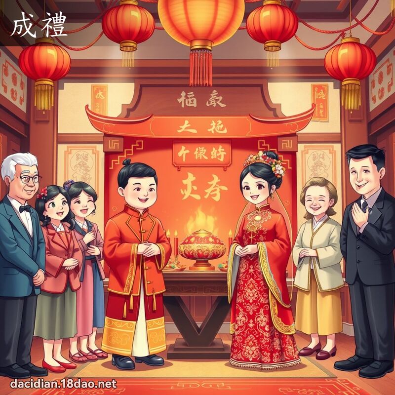 成禮 - 國語大辭典配圖