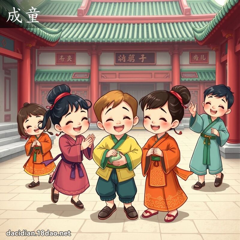 成童 - 國語大辭典配圖