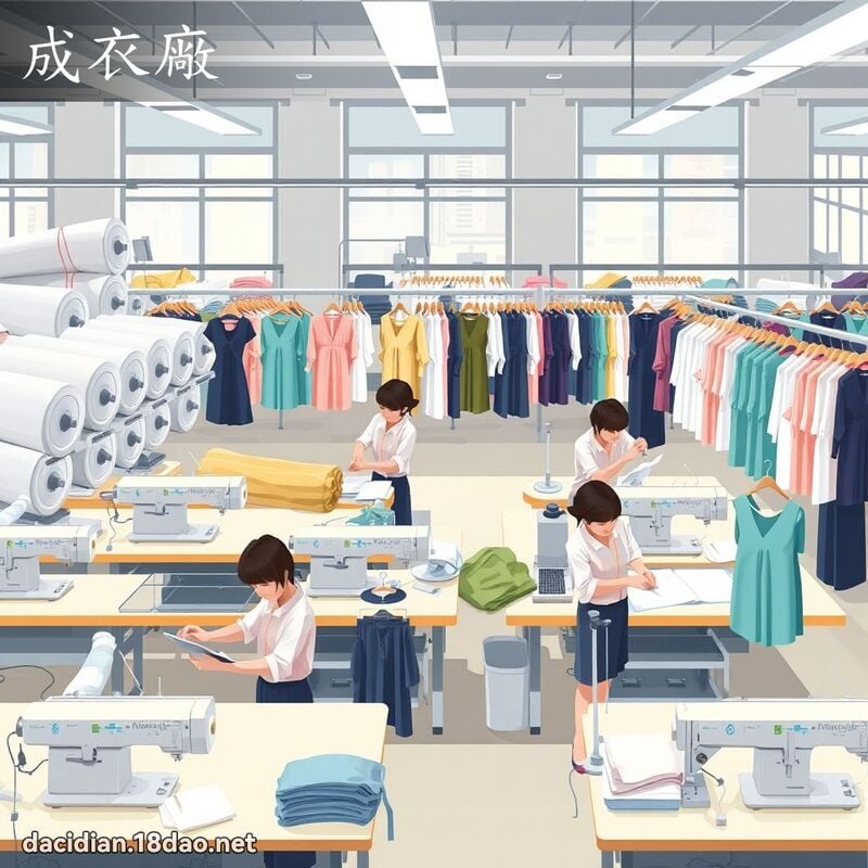 成衣廠 - 國語大辭典配圖