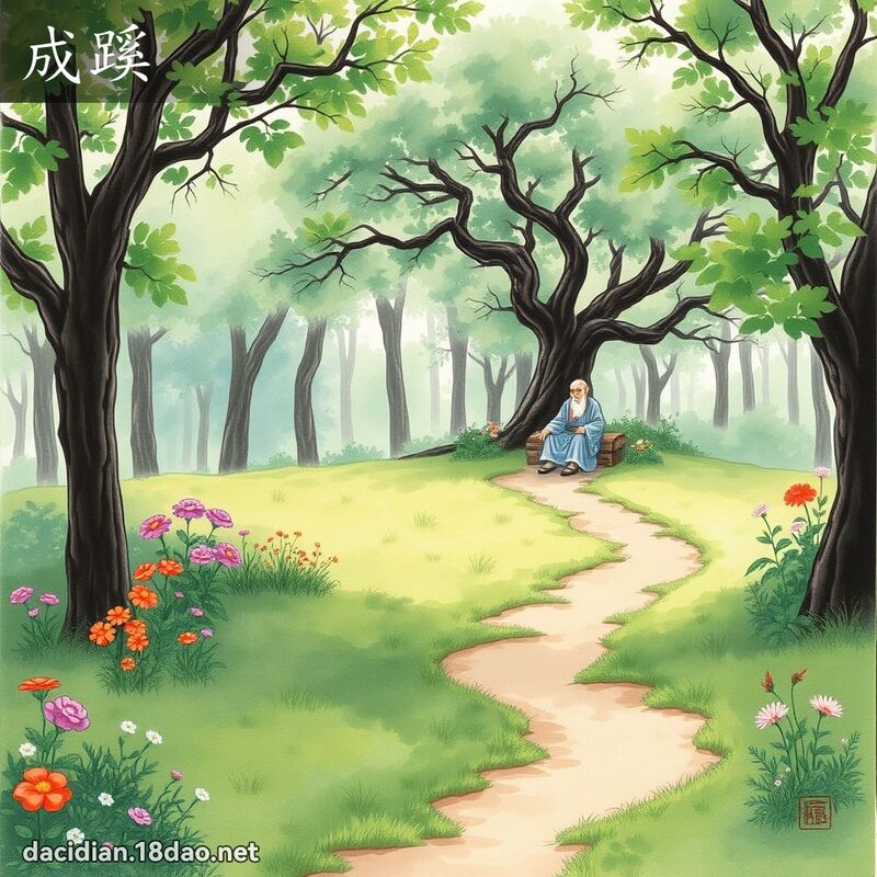 成蹊 - 國語大辭典配圖