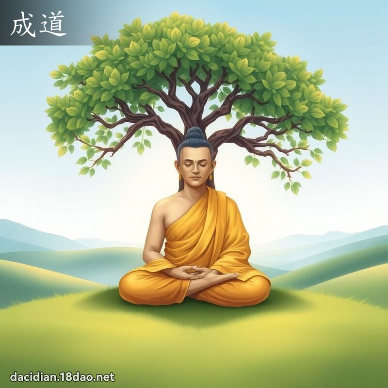 成道 - 國語大辭典配圖