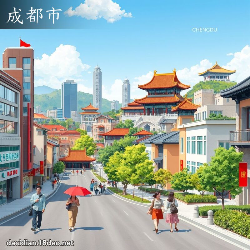 成都市 - 国语大辞典配图