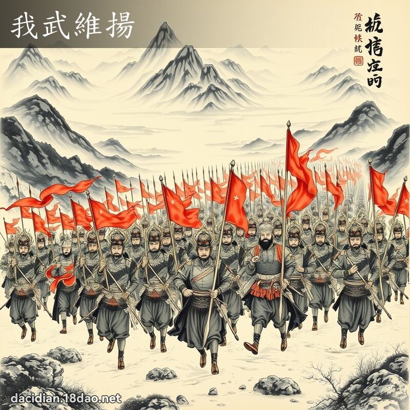 我武維揚 - 國語大辭典配圖