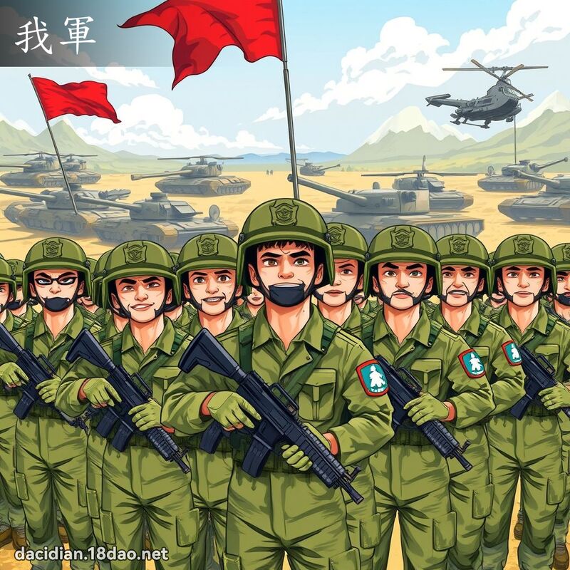 我軍 - 國語大辭典配圖
