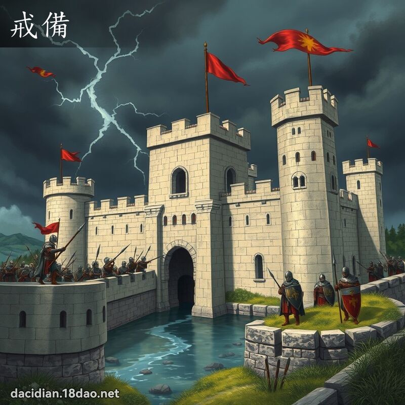 戒備 - 國語大辭典配圖