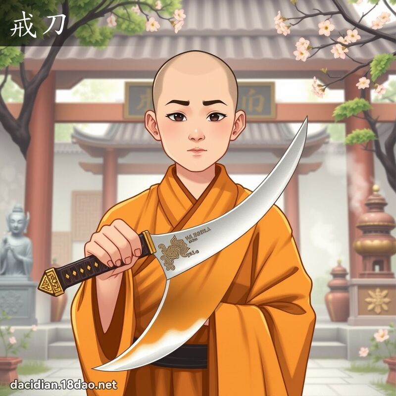 戒刀 - 國語大辭典配圖